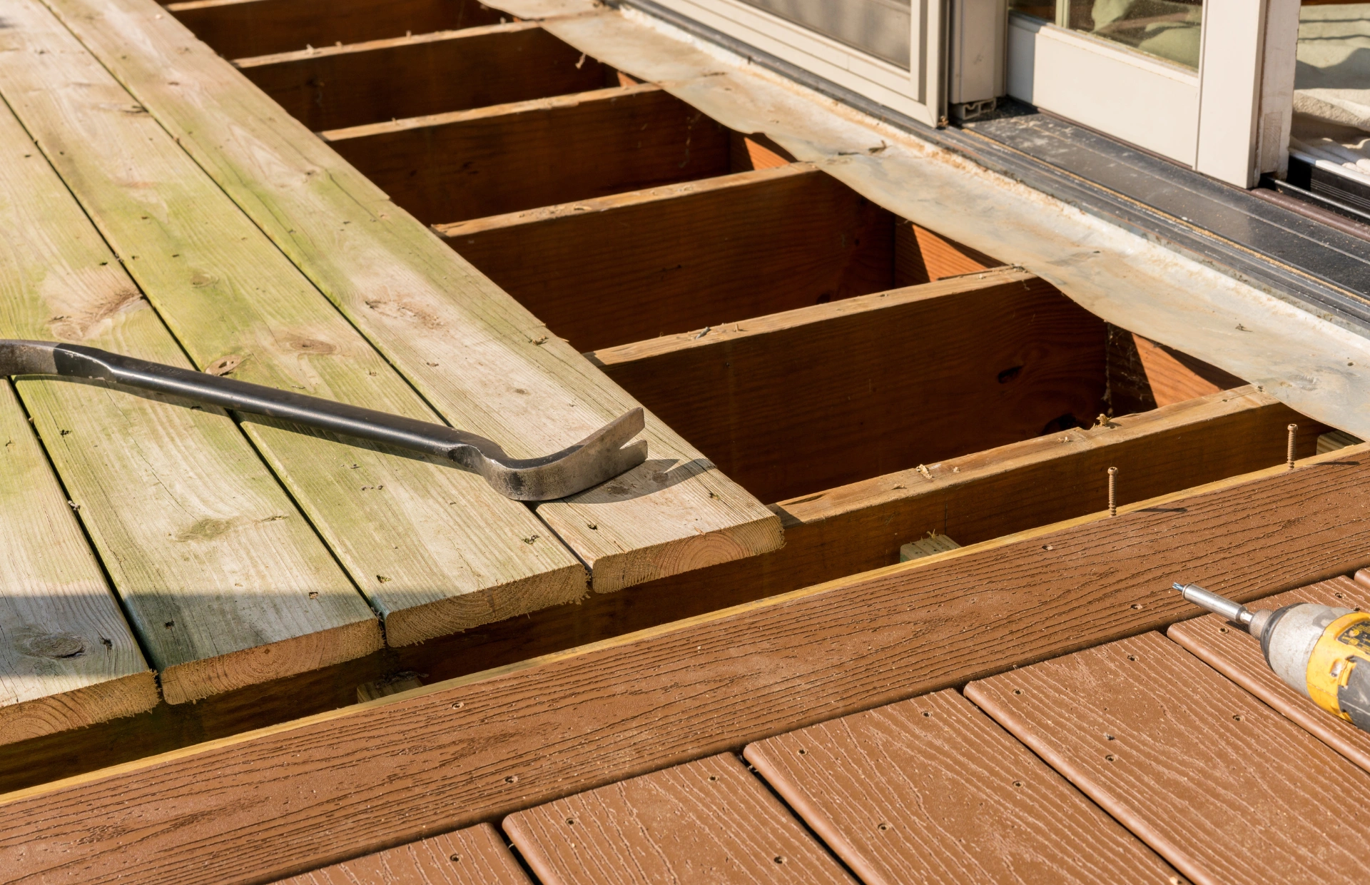 Replacement of Old Wooden Deck