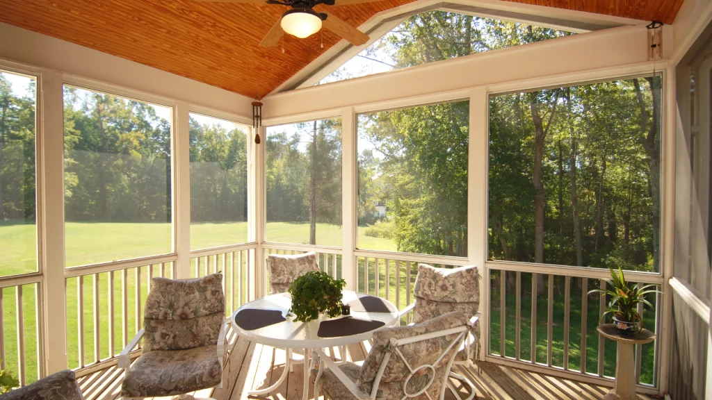 screened patio